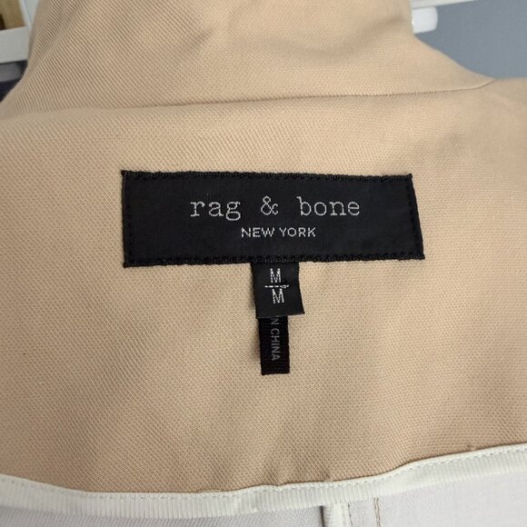 Rag & Bone Classic Cotton Trench Coat Khaki Size M - Picture 8 of 14